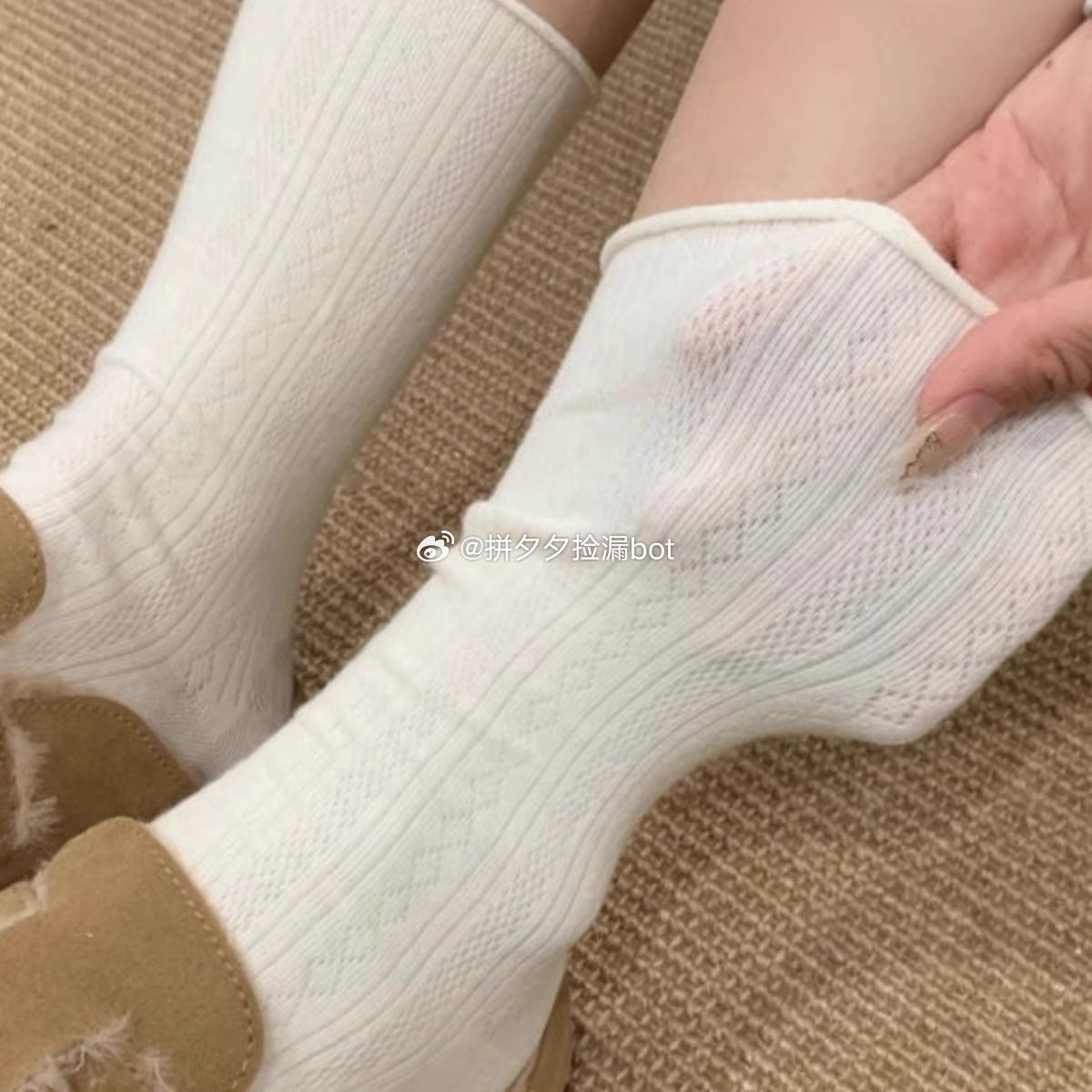 帕兰朵 奶油系卷边袜10双 17.9爱分享-fenxiang爱分享