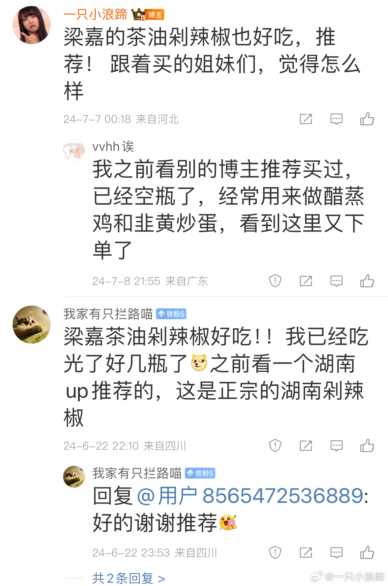 梁嘉茶油萝卜丁 剁椒酱都好吃 推荐过～正宗的湖南剁辣椒 炒饭拌饭都可以 用13左右一瓶 - 线报酷