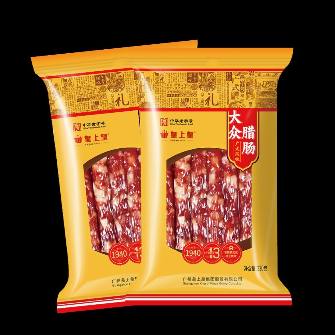 皇上皇 老字号大众腊肠220g*2袋 25 叠加2元补贴爱分享-fenxiang爱分享