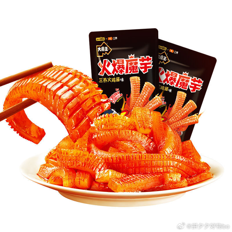盐津铺子 三养火鸡面酱味魔芋20包 13.9爱分享-fenxiang爱分享