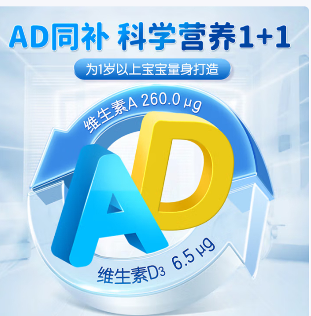 哈药 儿童维AD胶囊50粒*3盒 49亓 Plus新客低至38.2亓 *才0.25亓/粒 - 线报酷