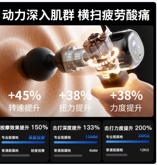 先领149-60卷 自营 爱教授 全身按摩筋膜枪 58.6亓包邮 Plus实.付52.3亓 - 线报酷 先领149-60卷 自营 爱教授 全身按摩筋膜枪 58.6亓包邮 Plus实.付52.3亓 - 线报酷