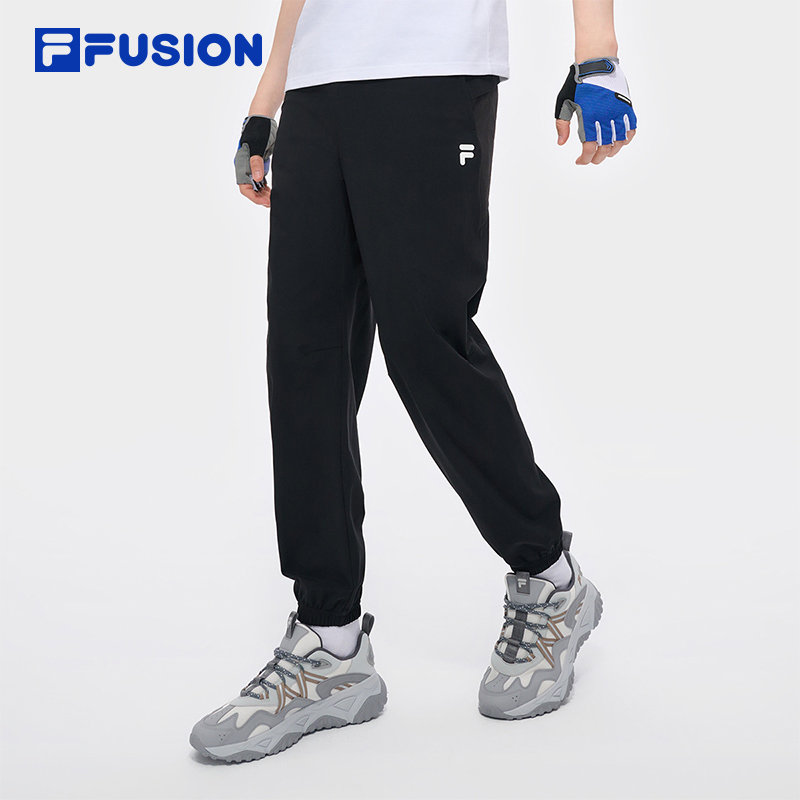 2000-400斐乐 FILA FUSION斐乐潮牌针织长裤男2025夏季新款简约基础凉感休闲裤爱分享-fenxiang爱分享