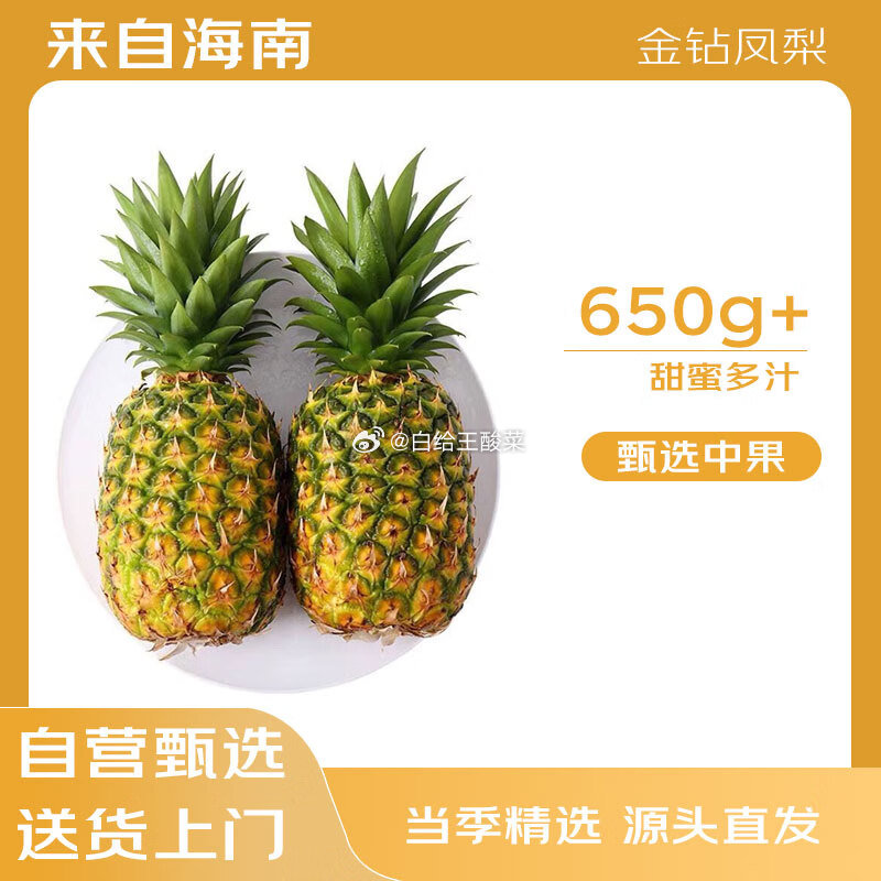 先领券 自营 京鲜生 海南金钻凤梨 5斤单果650g 19.9元 京鲜生 海南金钻凤梨净重4.5斤单果650g手撕菠萝新鲜水果生鲜 - 线报酷 先领券 自营 京鲜生 海南金钻凤梨 5斤单果650g 19.9元 京鲜生 海南金钻凤梨净重4.5斤单果650g手撕菠萝新鲜水果生鲜 - 线报酷