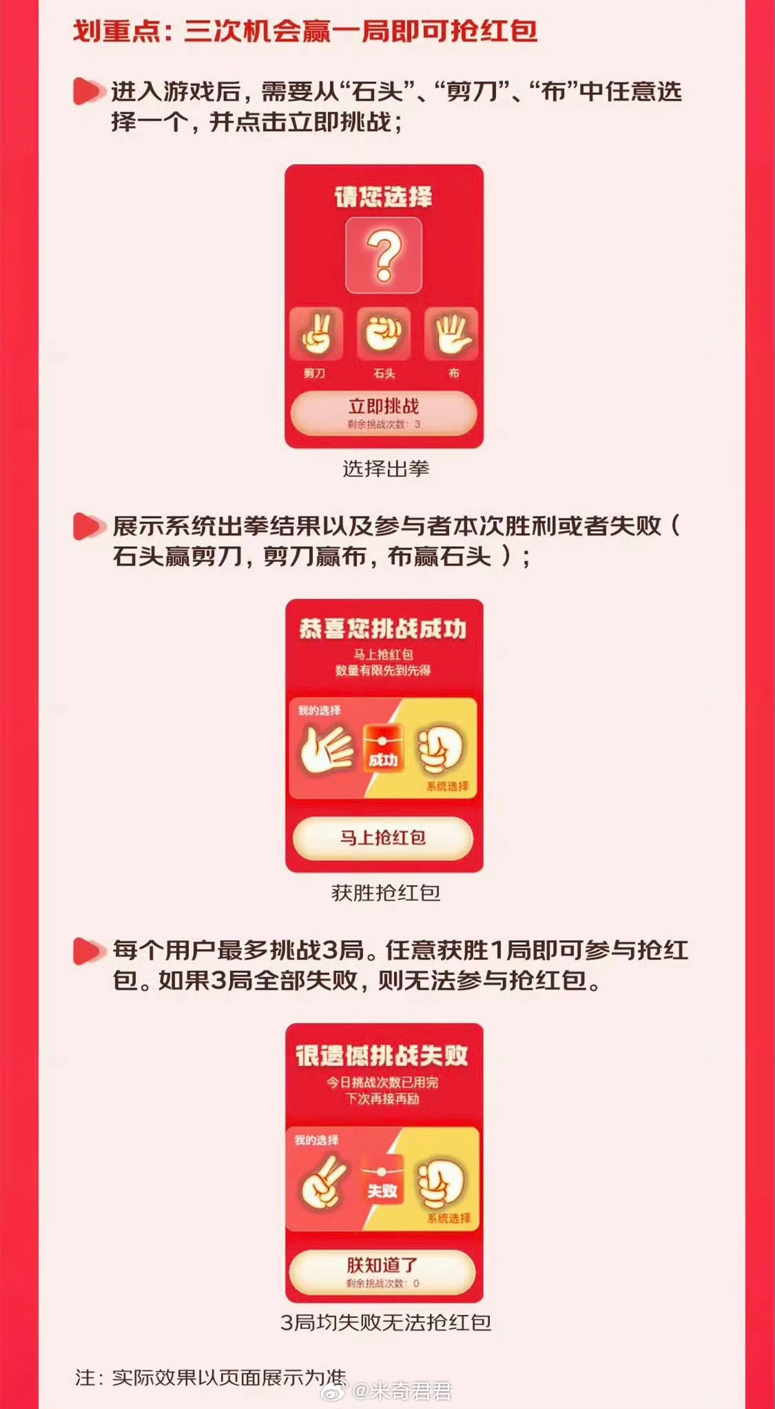 10点猜拳赢红包 京享红包   猜对2轮左右 可以见好就收爱分享-fenxiang爱分享